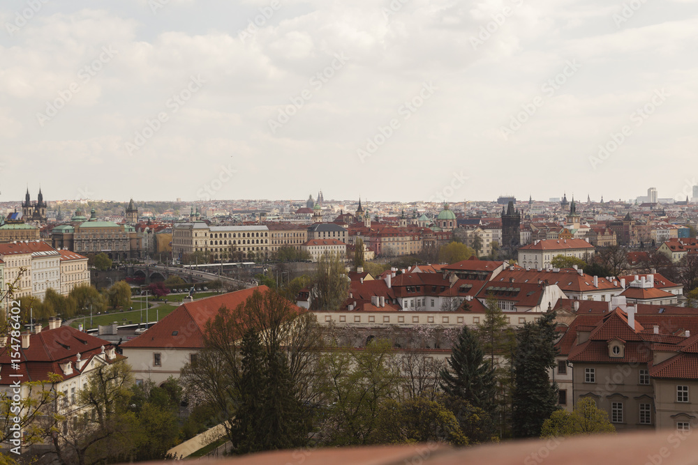 The city of Prague panorama