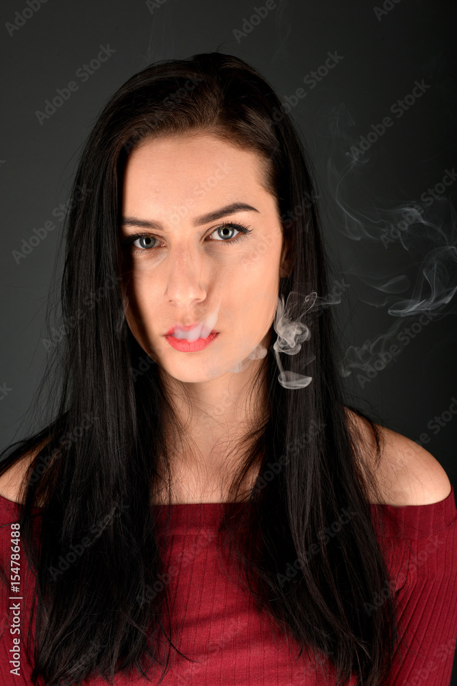 Fototapeta premium Women Smoking.