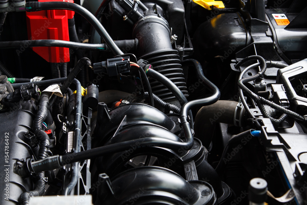Obraz premium New car engine