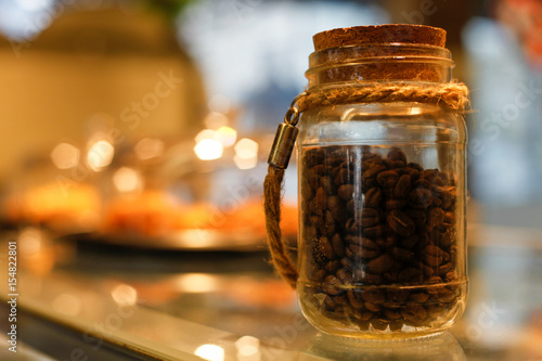 Jar of Coffee Beans photo