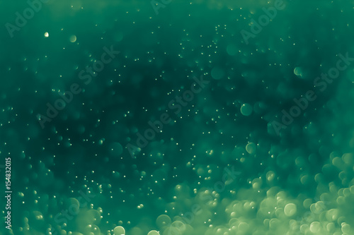 Bokeh Background Very dark cyan.