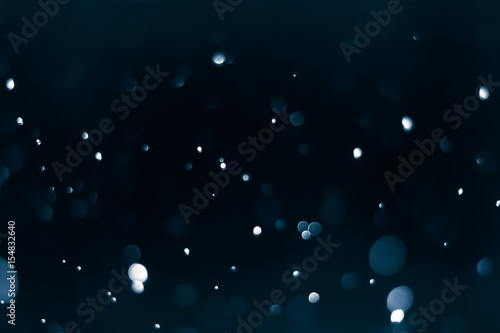 Bokeh Background Very dark cyan - lime green.