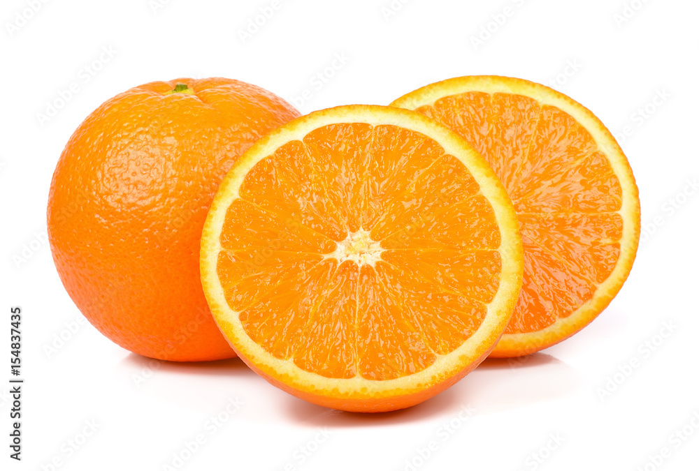 Orange isolated on the white background Orange isolated on the white background