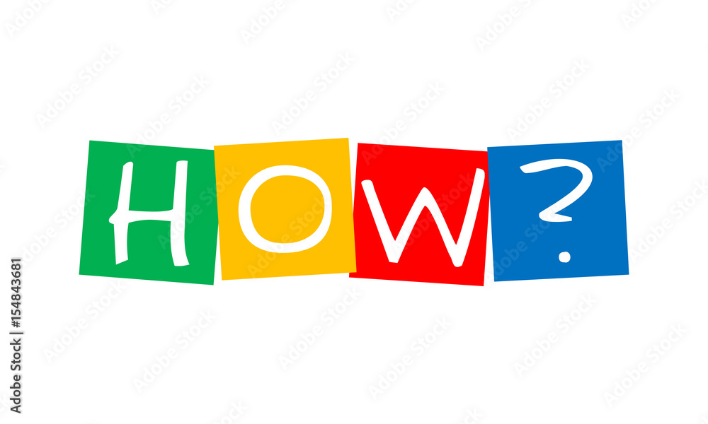 how, question in colorful rotated squares how, question in colorful rotated squares