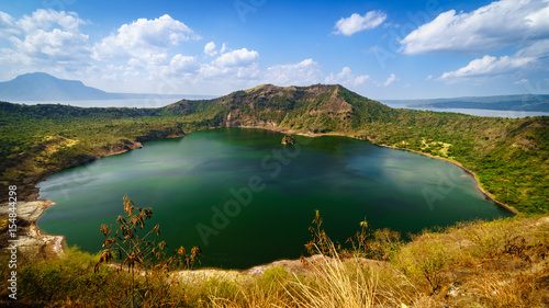 Taal volcano crater