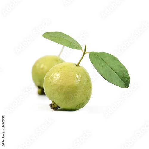Red Guava fruit isolate on white background