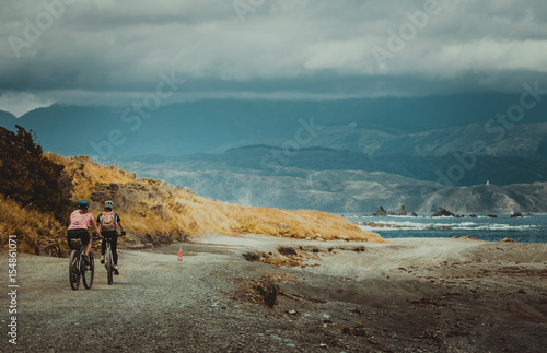 People ride on Wellington Coastal line photo