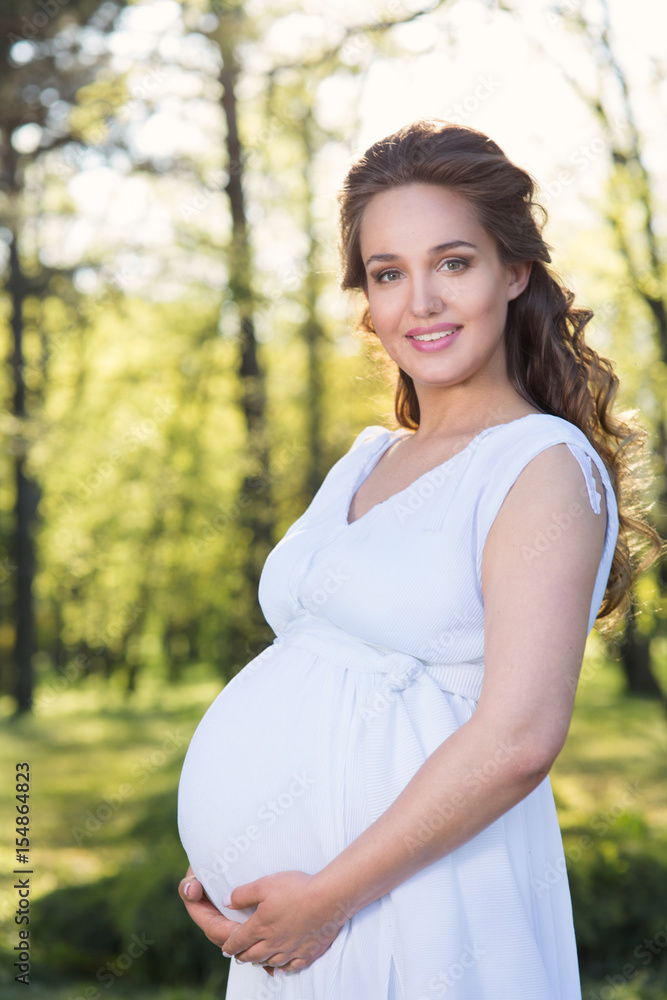 Young beautiful pregnant woman Young beautiful pregnant woman
