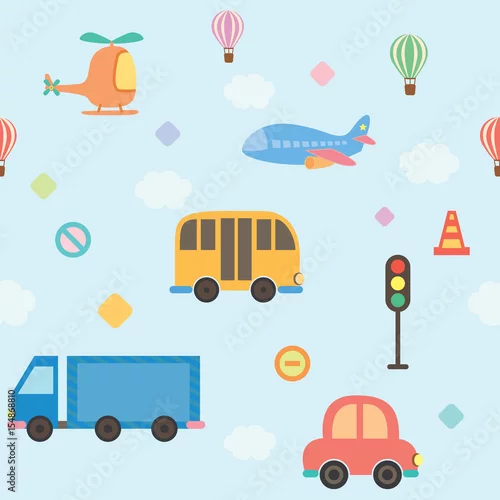 Obraz transport bez szwu wzór