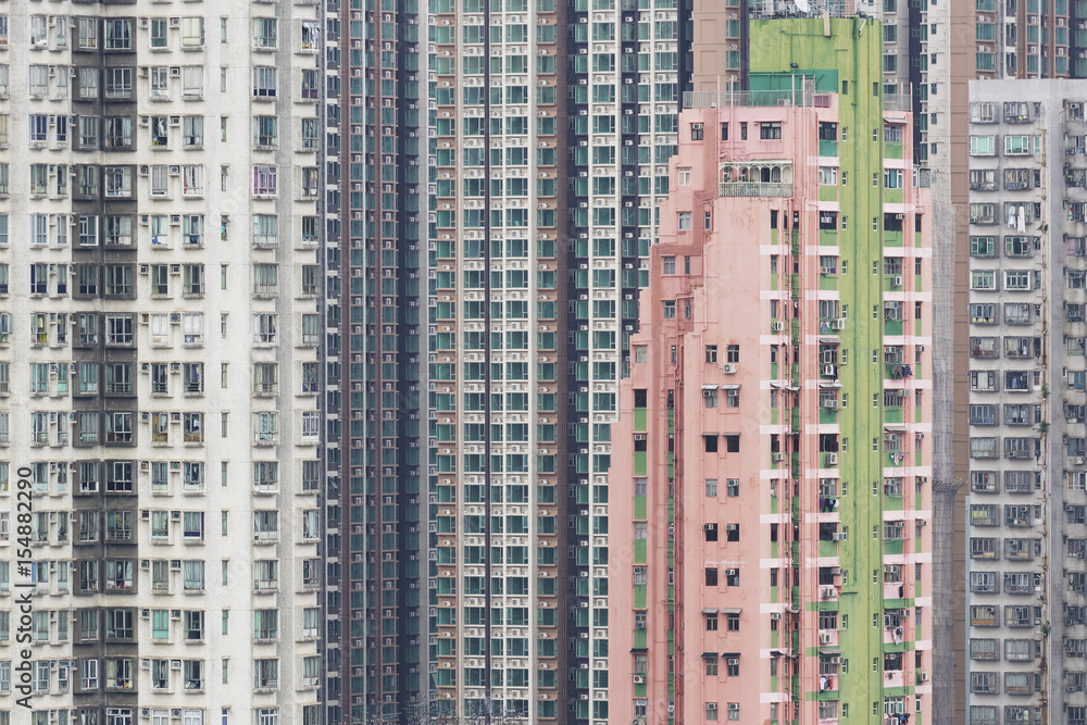 High rise residential building in Hong Kong