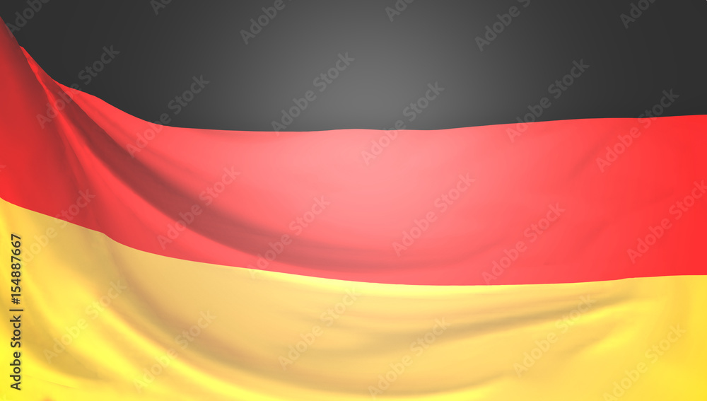 Obraz premium flag of Germany background 3d rendering