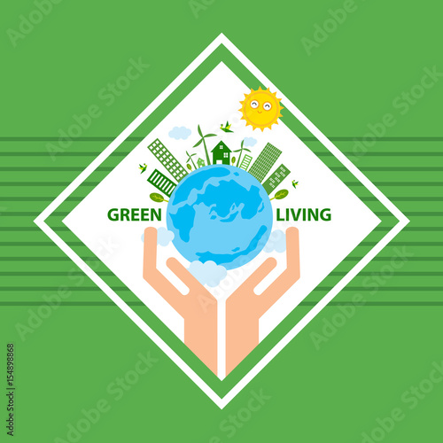 green living illustration