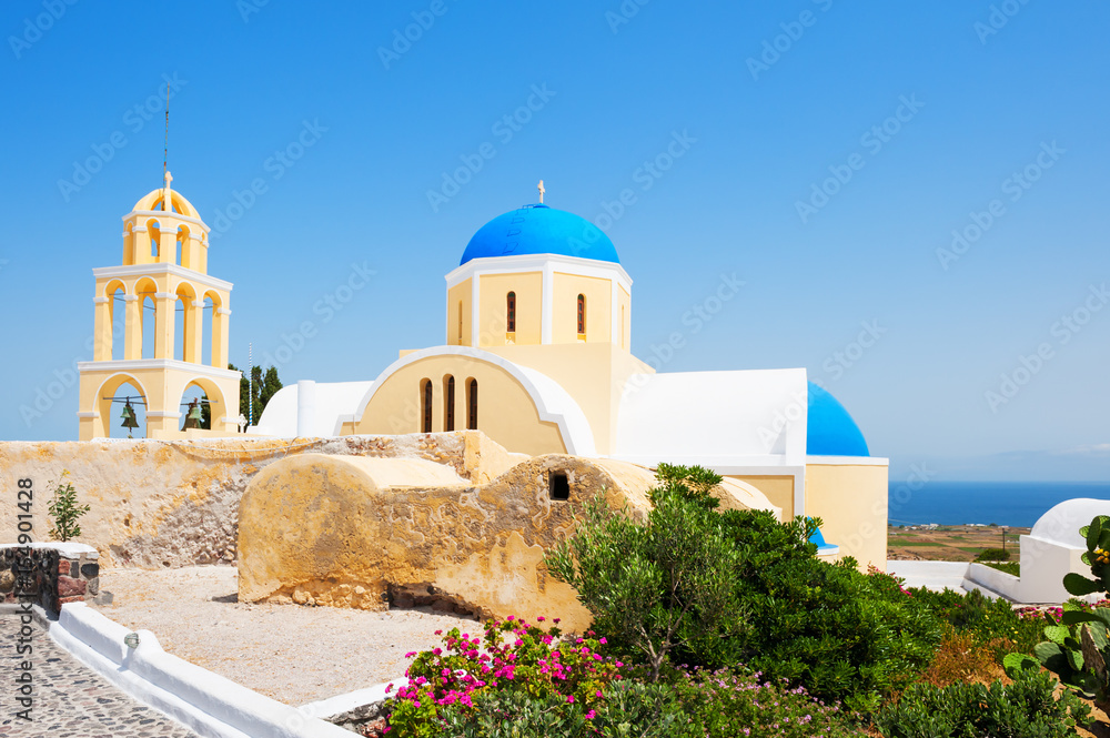 Church on Santorini island, Greece.