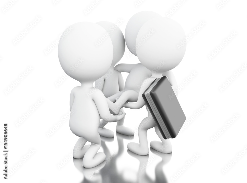 3d team work. Business concept. 3d team work. Business concept.