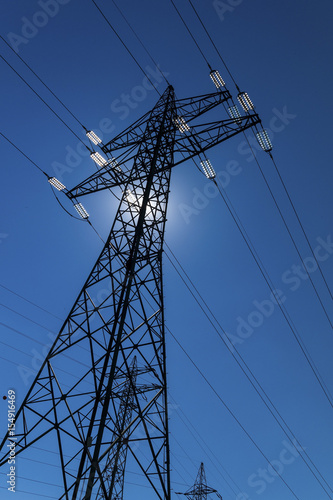 pylon against the light