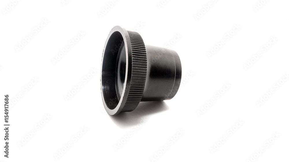 Black light bulb socket isolated on white background Black light bulb socket isolated on white background