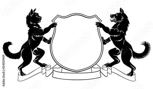 Pets Crest Coat of Arms Heraldic Shield
