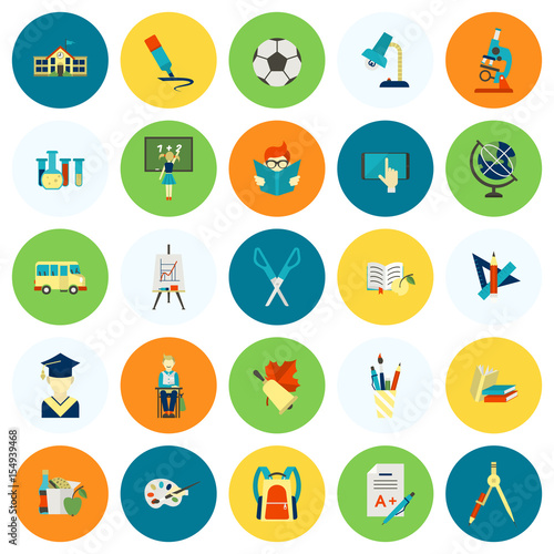 School and Education Icons