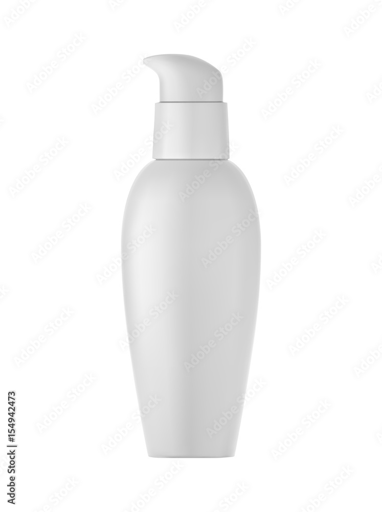 Isolated cream bottle Isolated cream bottle