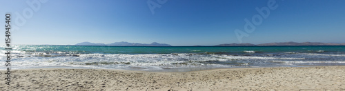 Panorama ocean with sand beach