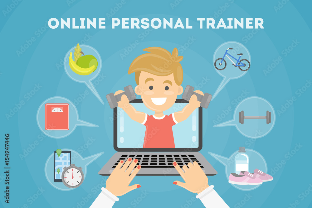 Personal trainer online. Personal trainer online.