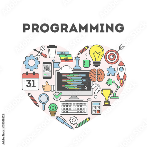 Programming concept illustration.