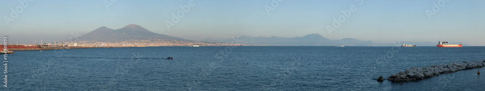 Gulf of Naples and Mount Vesuvius