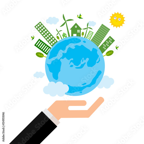 green living illustration