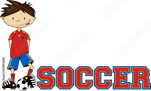 Cartoon Soccer - Football Player