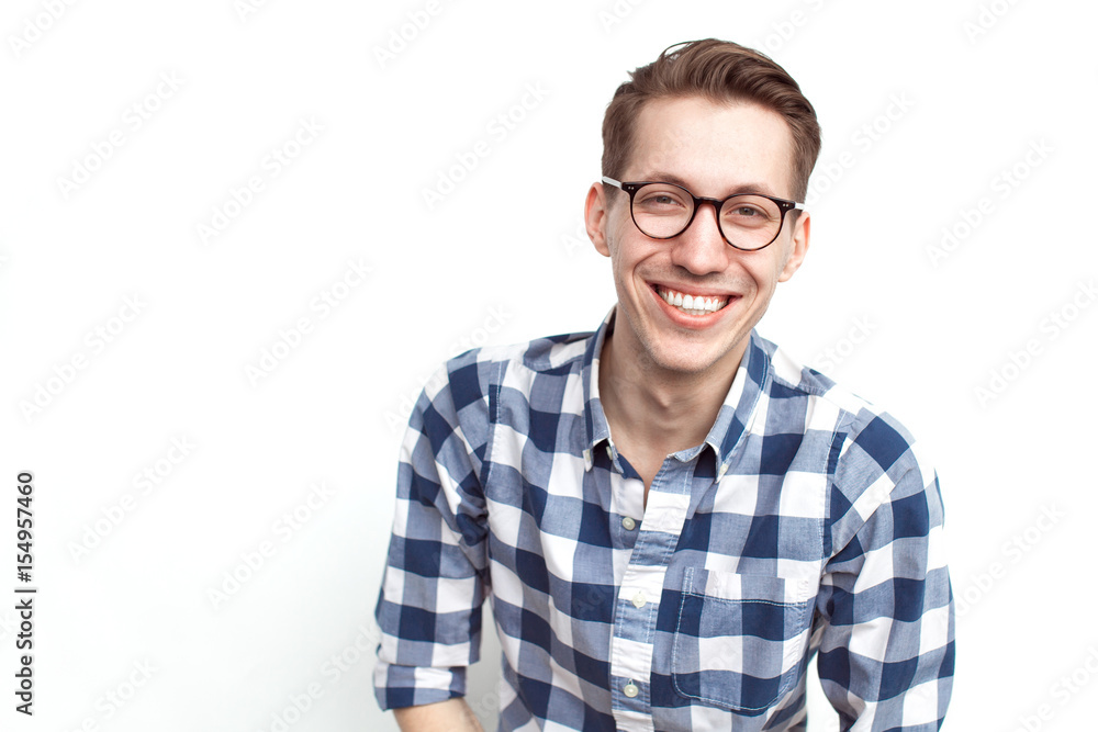 Young smiling male posing Young smiling male posing
