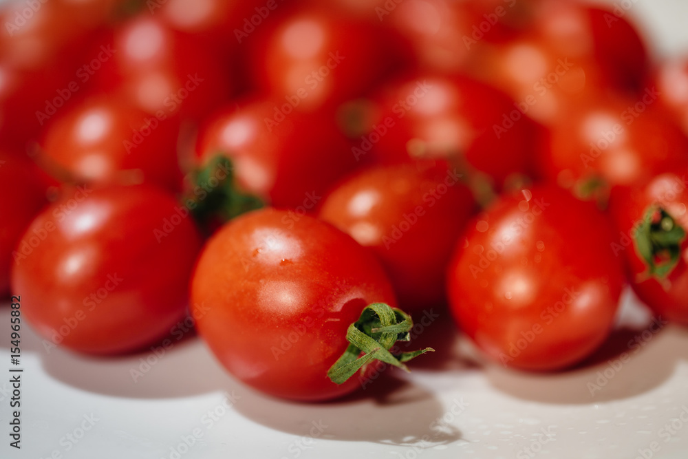 Two tomatoes, isolated on white background Two tomatoes, isolated on white background