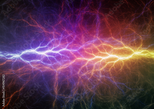 Colorful abstract lightning background