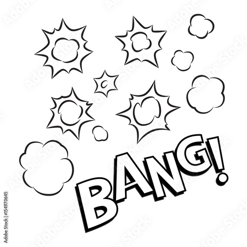 bubble speech comics, vector