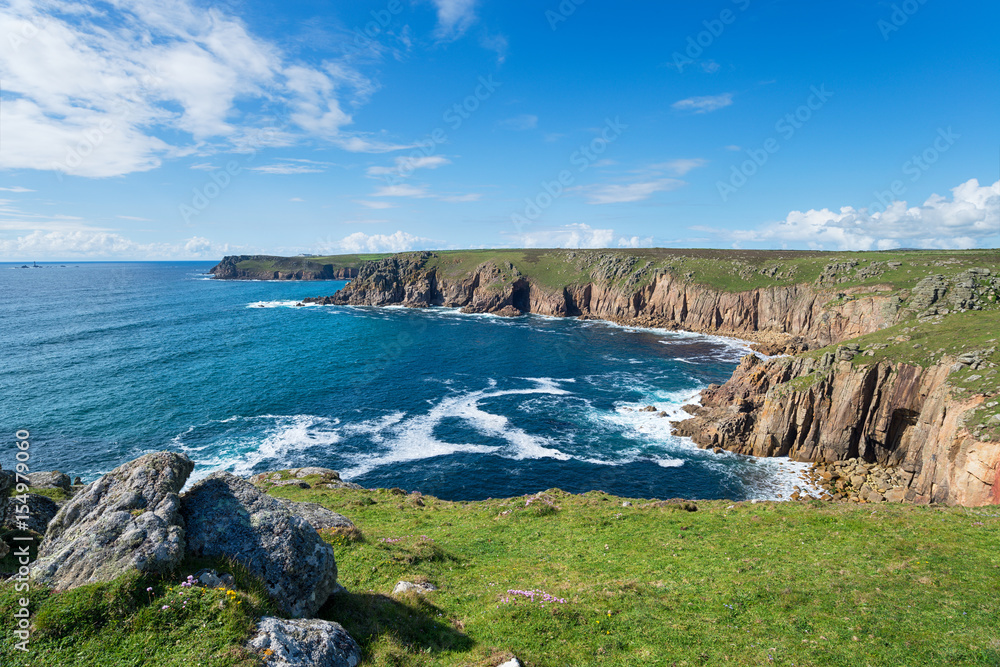 Fototapeta premium Pellitras Point on the Cornwall coast