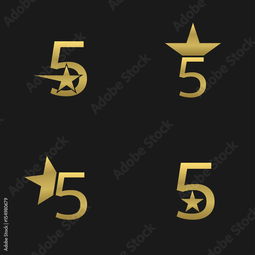 Five stars label