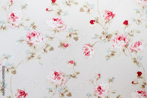 Vintage floral fabric
