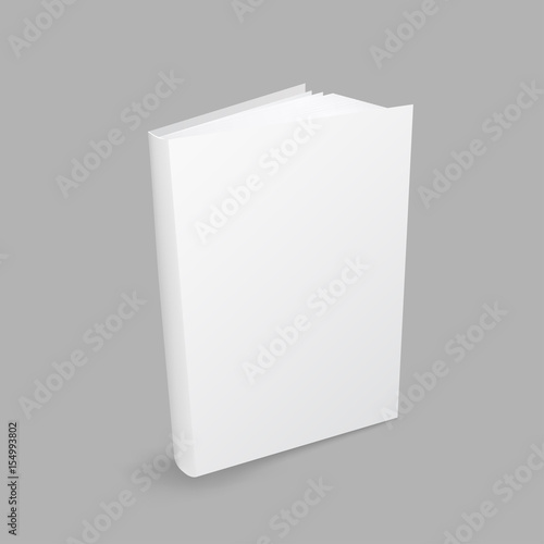 Closed white book