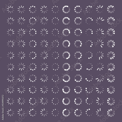 Loader progress icons