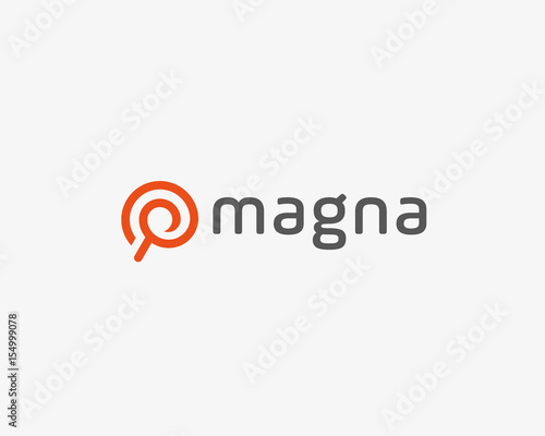 Search internet vector logo icon design. Finder web magnifying glass locator symbol logotype