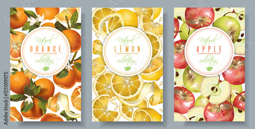 Fruit vertical banners