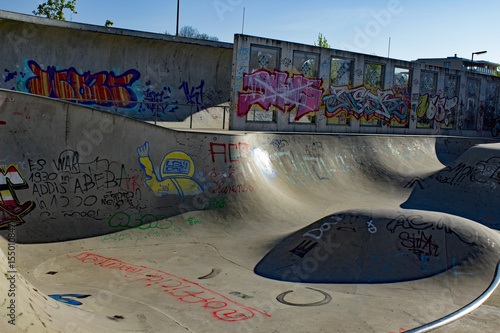 outdoor skatepark in Munich