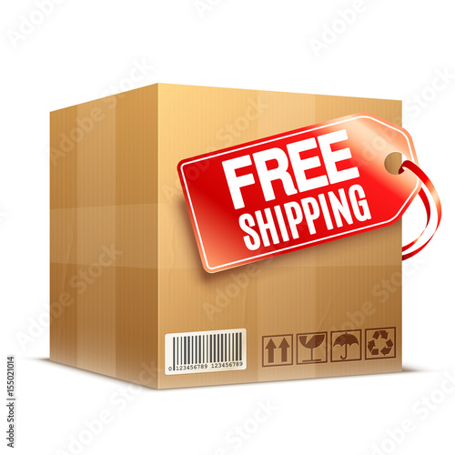 Free Shipping Cardboard Box