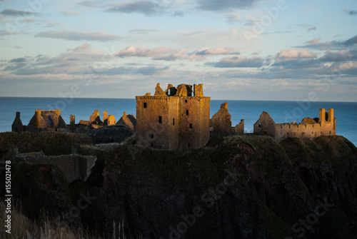 Dunnotar Castle at Sunset photo