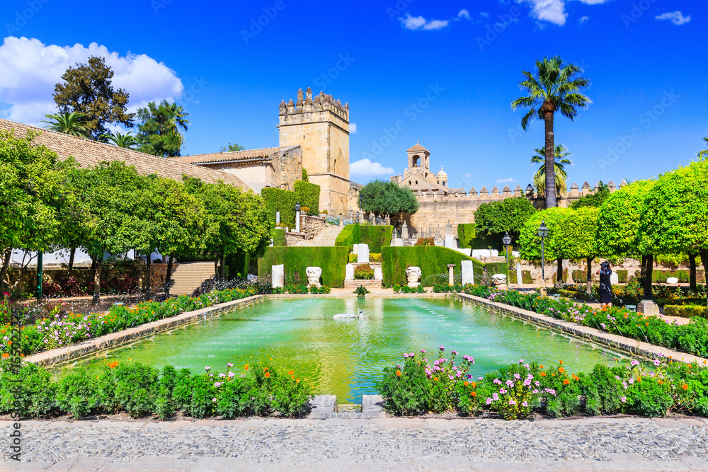 Cordoba, Spain. Alcázar de los Reyes Cristianos (Castle of the Christian Monarchs)