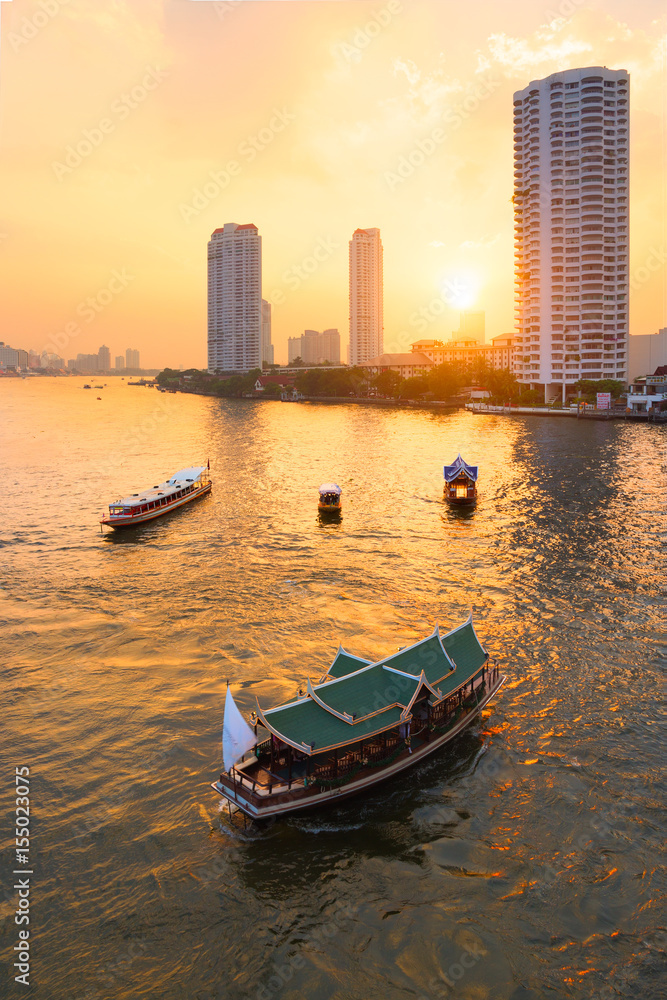 Chao Phraya in Bangkok, Thailand