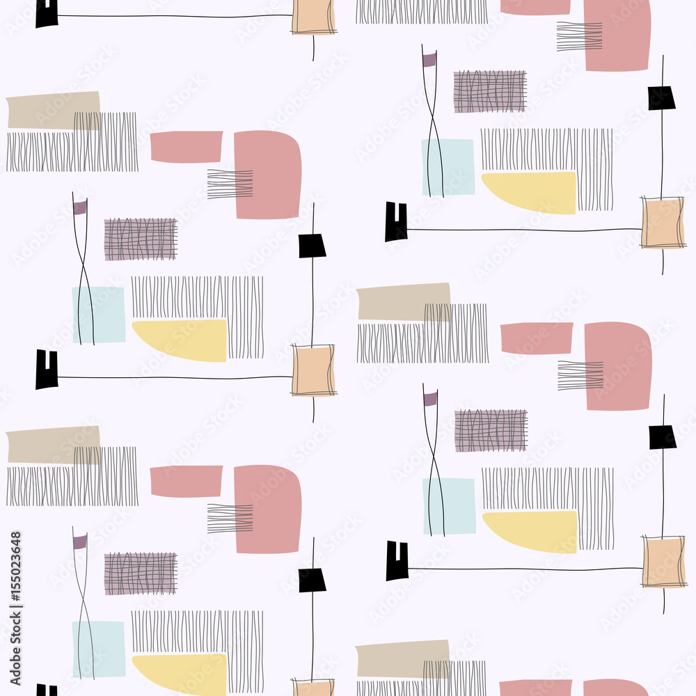 Original 50ies seamless Pattern
