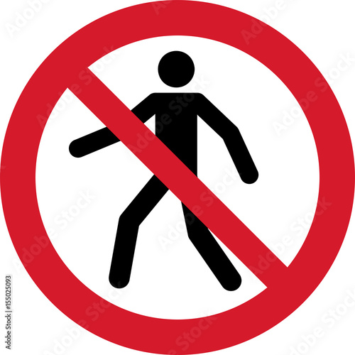 ISO 7010 P004 No thoroughfare