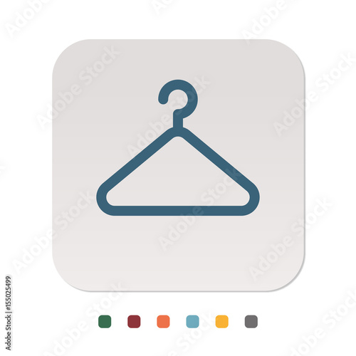Papier Icon - Kleiderbügel
