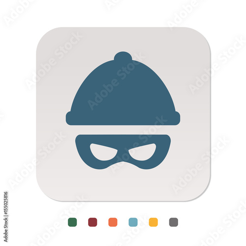Papier Icon - Einbrecher