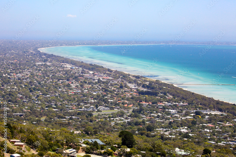 Fototapeta premium Murray's Lookout over Mornington Peninsula